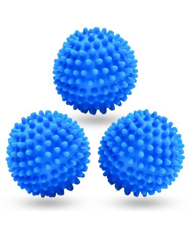 CASIZ 3 Pack Dryer Balls Tumble Dryer Balls | Reusable Energy Saving & Non-Melt | Soft Drying Balls for Tumble Dryer Laundry Balls for Washing Machine Rapid Dryer Ball Washing Machine Balls