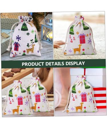 KALLORY 30pcs Christmas Candy Bag Candy Bags Candy Storage Bags Candy Container Drawstring Bags Fine - Buy Online on SooperMarket.com