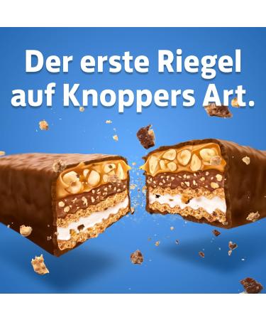 Buy Knoppers NussRiegel 24 x 40g Chocolate Bars with Milk Nougat Cream Hazelnuts & Caramel International Shipping Available - Buy Online on SooperMarket.com