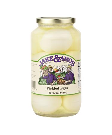 Jake & Amos Pickled Eggs 32 Oz. (2 Jars)