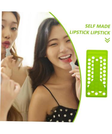 2pcs Lipstick Filling Mold DIY Kit | Lip Balm Crafting Set with Trays & Spatula | Perfect for Lipstick & Lip Balm Filling - Buy Online on SooperMarket.com
