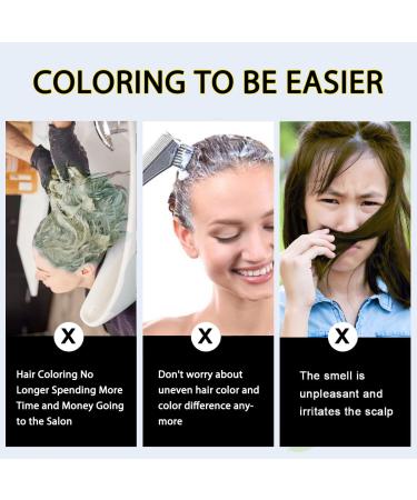 Brown Hair Dye Shampoo - 3-In-1 Instant Coloring & Gray Hair Coverage - 500mL - Herbal Formula for Men and Women - Buy Online on SooperMarket.com