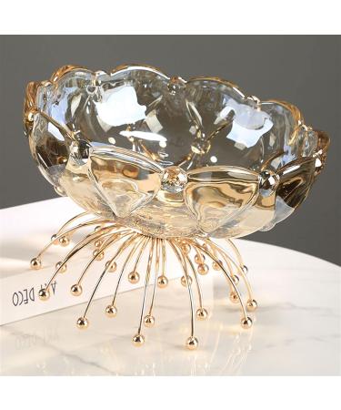 Fruit Basket Bowl Crystal Glass Fruit Bowl Chinese Retro Handmade Transparent Geometric Candy Bowl Home Living Room Kitchen Desktop Decor Fruit Dish Fruit Bowls (Size : C) - Buy Online on SooperMarket.com