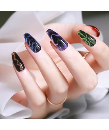 Nail Magnet Set - Manicure Nail Tool Set - Portable Nail Design Tools Accessories for Beginners Girls Manicurists - Buy Online on SooperMarket.com