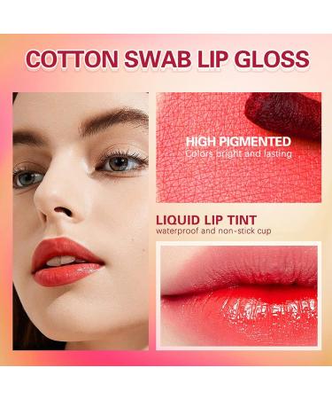 Buy Lip Tint Cotton Swabs - 20 Pcs Waterproof Non-Stick Q-Tips for Long Lasting Lip Makeup (Strawberry - Buy Online on SooperMarket.com