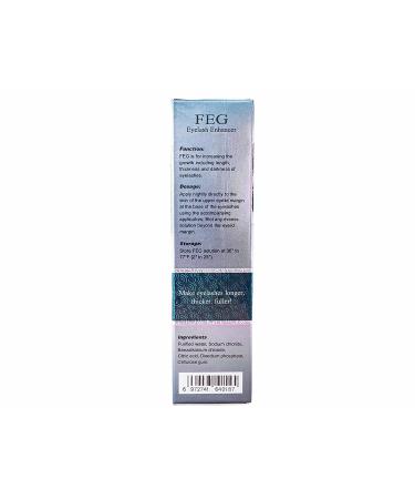 FEG Eyelash Rapid Growth Serum | Lash & Brow Enhancer | 3 Pack - Buy Online on SooperMarket.com