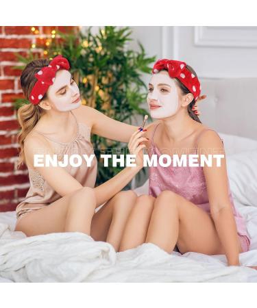 ODDIER Make-up Spa Headband - Red Microfiber Coral Fleece Hair Band for Women and Girls, Ideal for Bath, Skincare, and Makeup Application - Buy Online on SooperMarket.com
