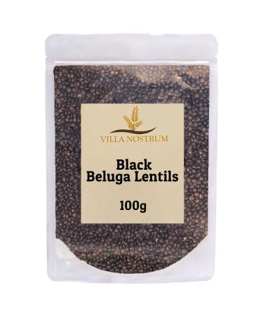 Black Beluga Lentils 1kg by Villa Nostrum