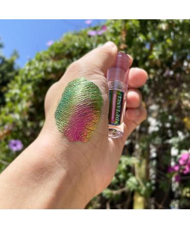 Multichrome Duochrome Liquid Eyeshadow - Chameleon Sparkle & Waterproof Metallic Glitter - High Pigmented & Longlasting Formula for Colorful & Bright Eye Looks - Buy Online on SooperMarket.com