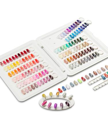 MYLEE Swatch Book - 120 Colour Slots Detachable Nail Colour Chart Display Book Comfortable and Easy to use - Clips in Nail Tips Professional Salon & Home use Portable - Buy Online on SooperMarket.com