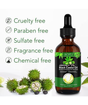 Jamaican Black Castor Oil 100% Pure Cold Pressed for Hair Growth - 60ml - Buy Online on SooperMarket.com