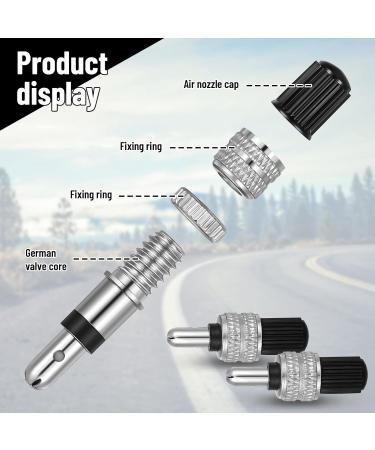 40-Part Bicycle Valve Replacement Set - Lightning Valve Dunlop Insert Seal & Caps for Easy Bike Maintenance - Buy Online on SooperMarket.com