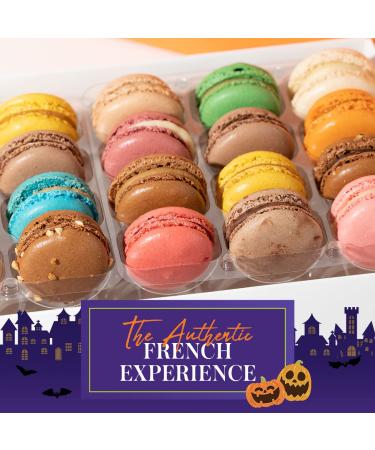 Le Parfait Paris French Macarons Gift Box - 24 Assorted Gourmet Desserts for Baby Shower, Birthdays, Mothers Day, & Anniversary - Buy Online on SooperMarket.com