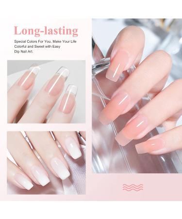Acrylic Nail Powder Set - 4 Colors (Clear, French White, Nude, Pink) for Nail Extension & 3D Carving - Professional Polymer Colored Acrylic Powder - 28g - UK - Buy Online on SooperMarket.com