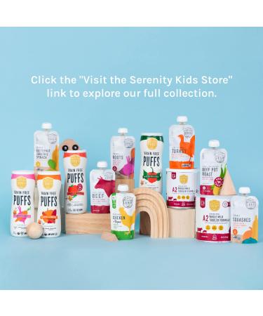 Serenity Kids Grain Free Puffs - Tomato & Mushroom 1.5 oz | Healthy Snack for Kids - Buy Online on SooperMarket.com