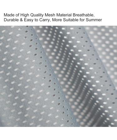 CUBY Portable Breathable Baby Sling Baby Essentials for Newborn Quick Dry Air 3D Mesh Fabric Wrap Baby Carrier Adjustable Sling Easy Toddler Carrier for Newborn up to 0-24 Months 45 lbs Mesh Grey - Buy Online on SooperMarket.com