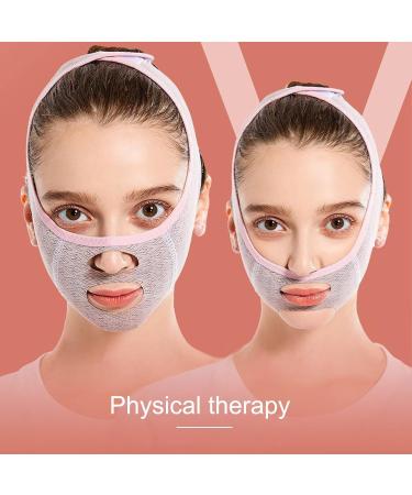 Facial Slimming Strap - V Face Belt for Double Chin Reduction Skin Tightening & Lifting - Portable Face Slimming Bandage - Buy Online on SooperMarket.com