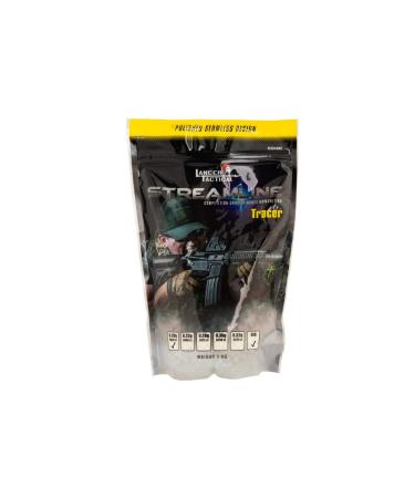 Lancer Tactical Biodegradable/Plastic Tracer BBS White for Airsoft High FPS Performance 0.25g/4000 Rd