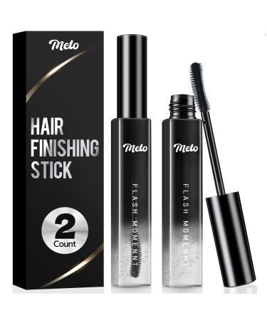 Meto Hair Finishing Stick (2 Count) Hair Gel Stick (0.61 oz) Flyaways Hair Stick for Frizz Control Hair Stick for Flyaways and Small Broken Hair Finishing No Greasy Fly Away Hair Tamer Stick 0.61 Fl Oz (Pack of 2)