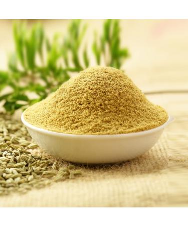 6oz Spiced Ground Fennel Seed Powder for Tea, Pastries, Rubs & Roasting - Resealable Bag for Freshness - Perfect Seasoning for Home Cooking - Buy Online on SooperMarket.com