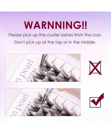 Cluster Lashes DIY Extensions 72 Clusters | 10-16mm Length | Soft Natural False Eyelashes | Reusable | Wide Stem | Makeup at Home - OP22 - Buy Online on SooperMarket.com