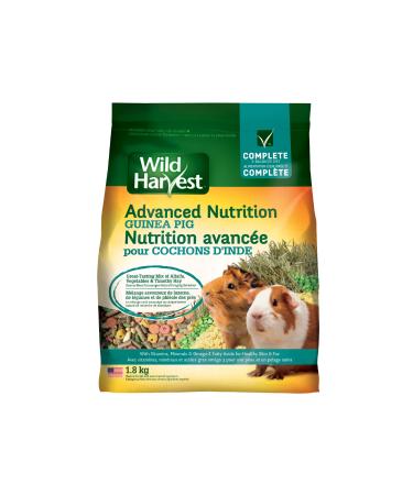 Wild Harvest Advanced Nutrition Diet Guinea Pig 4lb Yellow 1 g (Pack of 1) Wild Harvest Advanced Nutrition Diet Guinea Pig