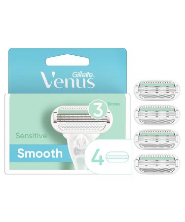 Gillette Venus Smooth Sensitive Women's Razor Blades - 4 Refills