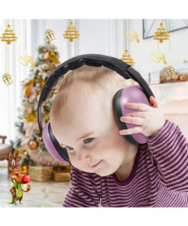 GUKOY Baby Ear Protection Headphones | Noise Cancelling Ear Defenders for Ages 0-3 Years | Infant Hearing Protection Earmuffs in Pink - Buy Online on SooperMarket.com