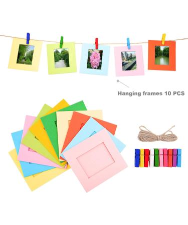 Colorful Bundle Set Accessories for Fujifilm Instax Mini Cameras - Film Sticker, Desk Frames, Hanging Frame, Strap - Buy Online on SooperMarket.com
