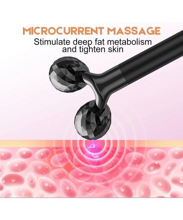 2-in-1 Electric Face Massager Kit - Facial Roller & T Shape Massager | Beauty Bar for Skin Care Tools - Buy Online on SooperMarket.com