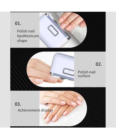 Electric Nail Clipper 2 in 1 Nail Clipper File Portable Efficient Nail Trimmer Multifunctional Nail Care Tool with Polishing Function Lightweight and Compact for Home Travel - Buy Online on SooperMarket.com
