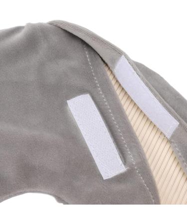 LBEC 1L Hot Water Bottle - Explosion-Proof U-Shaped Soft Cover for Pain Relief - Gray - Buy Online on SooperMarket.com