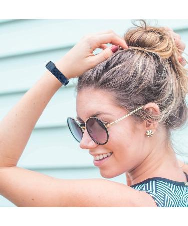 Adjustable Elastic Nylon Straps Compatible with Xiaomi Mi Band 6/Xiaomi Mi Band 5/Xiaomi Mi Band 4/Xiaomi Mi Band 3  Soft Breathable Sport Replacement Wristband for Women Men (Midnight Blue) - Buy Online on SooperMarket.com