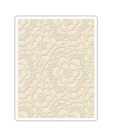 Sizzix, Multi Color, Embossing Folder 661824, Lace, One Size