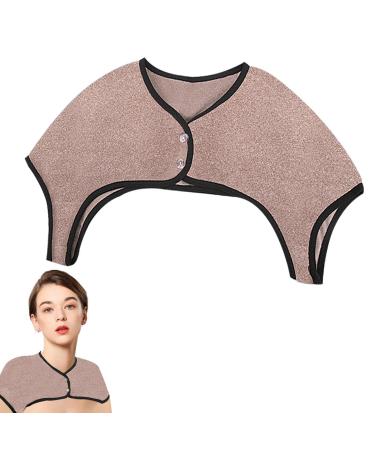 Calakono heating pillows for the shoulder |Thin heated collar 360-degree package |Washable neck warmer made of velvet all-year-old neck heating pillow heating pillows for the neck and shoulder relaxation camel L