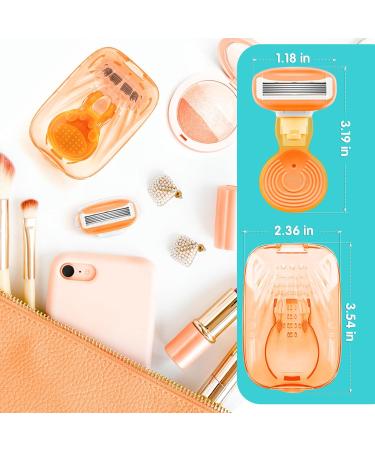 Travel Razors for Women - 5-Blade Mini Razor Set with Travel Case | Extra Smooth & Portable Toiletries - Buy Online on SooperMarket.com