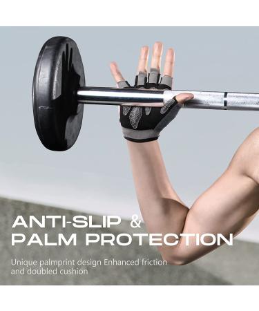 KANSOON Breathable Fingerless Workout Gloves for Women and Men - Pink Medium - Buy Online on SooperMarket.com