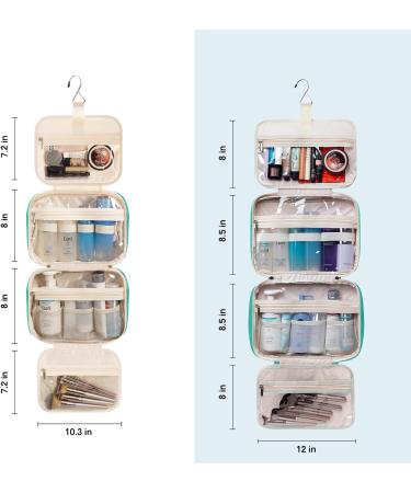 Narwey Hanging Travel Toiletry Bag - Women's Cosmetics Makeup Organizer Teal (Large) - Buy Online on SooperMarket.com