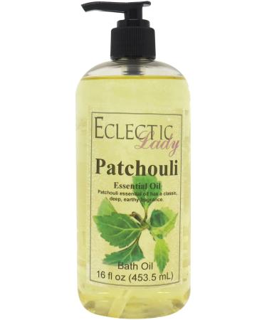 Patchouli Bath Oil by Eclectic Lady  16 oz 16 Ounce