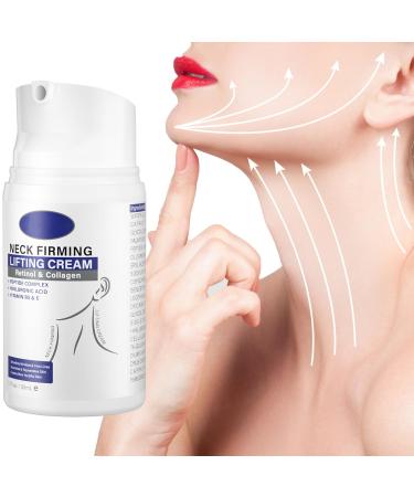 Go Ho Anti Wrinkle Neck and Chest Cream Neck Firming Cream with Vit B5&Vit E Face Lifting Cream Used For Sagging Skin Reducing Fine Lines Neck&Face Moisturizer 1.7oz