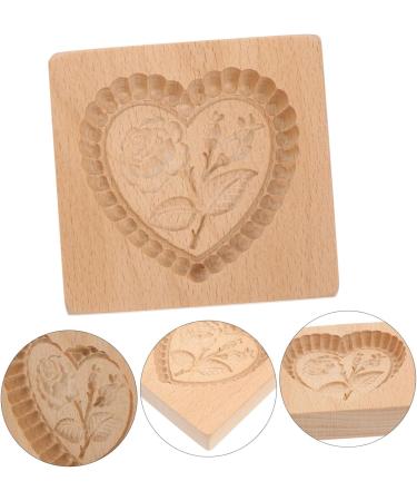 1pc Biscuit Mold Biscuits Embossing Baking Tool Creative Cookie Mold Biscuit Baking Mold Kitchen Cookie Mold Fondant Mold Kitchen Utensil Modeling Log Kitchen Supplies 10X10X2CM Rose - Buy Online on SooperMarket.com