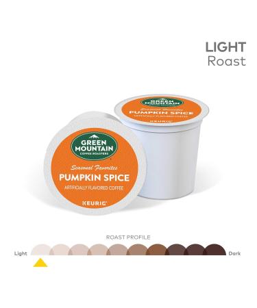 Green Mountain Pumpkin Spice K-Cup Pods 72 Count - Flavored Light Roast Coffee - Buy Online on SooperMarket.com