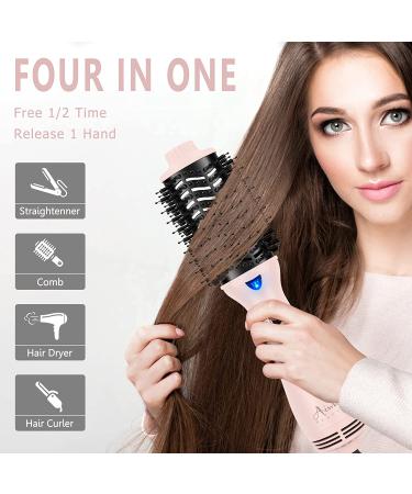 Aima Beauty One Step Hair Dryer Brush Volumizer - Pink | Reduce Frizz & Static | Hair Styling Tools - Buy Online on SooperMarket.com