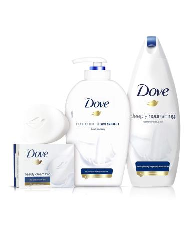 Dove White Moisturizing Cream Beauty Bar - 3.5 oz | Hydrating Gentle Cleanser - Buy Online on SooperMarket.com