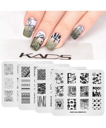 4pcs Nail Art Stamping Plate Animal Plant dream catcher Image Template Nail Polish Printing Nail Art DIY Decoration Tool 4P-8
