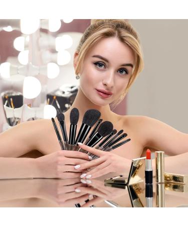 Natural Goat Hair Makeup Brushes Set - Professional & Soft Travel Brushes for Makeup Artists - Buy Online on SooperMarket.com
