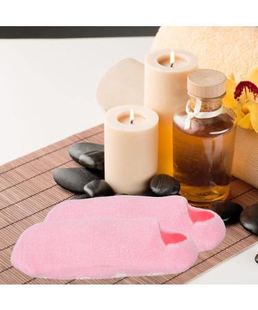 Lurrose Moisturizing Gel Heel Socks - Silicone Anti-Corn Foot Care Anti-Slip Barre & Ballet Dance Socks - Fitness & Gym Floor Use - Pink - Buy Online on SooperMarket.com