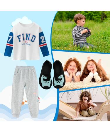 Kids Beach Swim Shoes - Non-Slip Quick Dry Aqua Socks for Boys & Girls | UK Size 10.5/11 Blue - Buy Online on SooperMarket.com