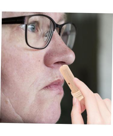 Wooden Incense Sticks Set with Nasal Tube Inhaler - Fragrance Sniffing Stick - Buy Online on SooperMarket.com