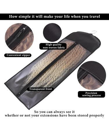 Wig Storage Bags with Hanger - 3 Pack Hairpiece Storage for Multiple Wigs - Portable Bag to Prevent Dust and Moisture - 2 Small (23.6 INCH) + 1 Large (31.5 INCH) - Buy Online on SooperMarket.com